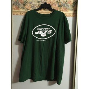 Fanatics 2XL Green NY Jets NFL Football Casual Short Sleeve T-Shirt Top